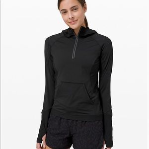 Lululemon Sleek Performance 1/2 Zip Hood
